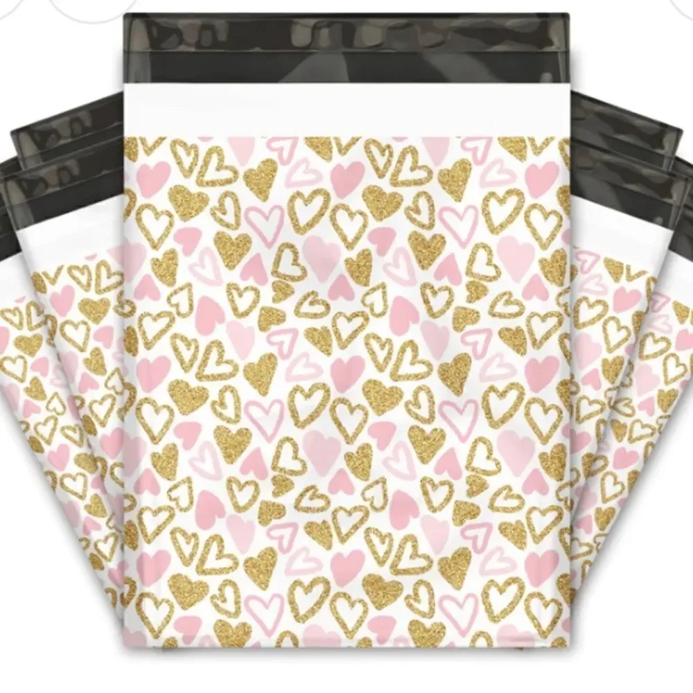Poly mailers mixed sizes 35 poly mailers 35 stickers